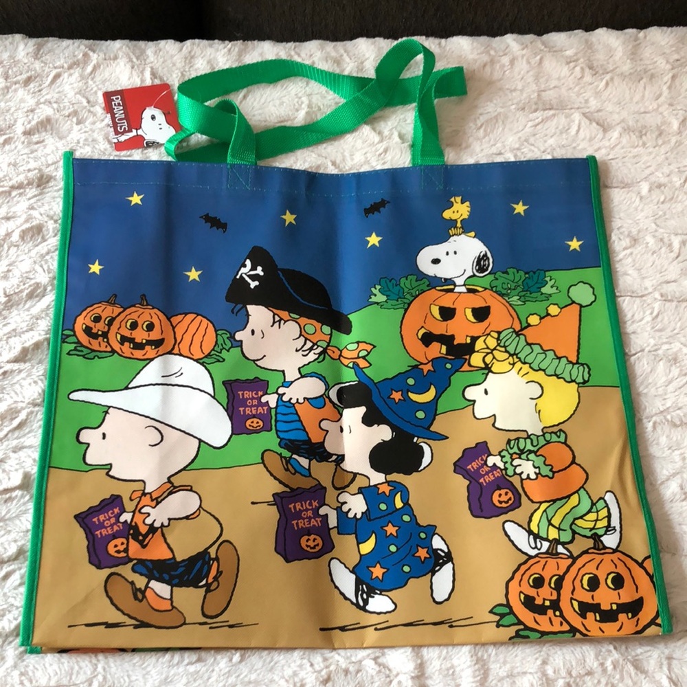 Peanuts Halloween Trick-or-Treat Reusable Tote Bag
